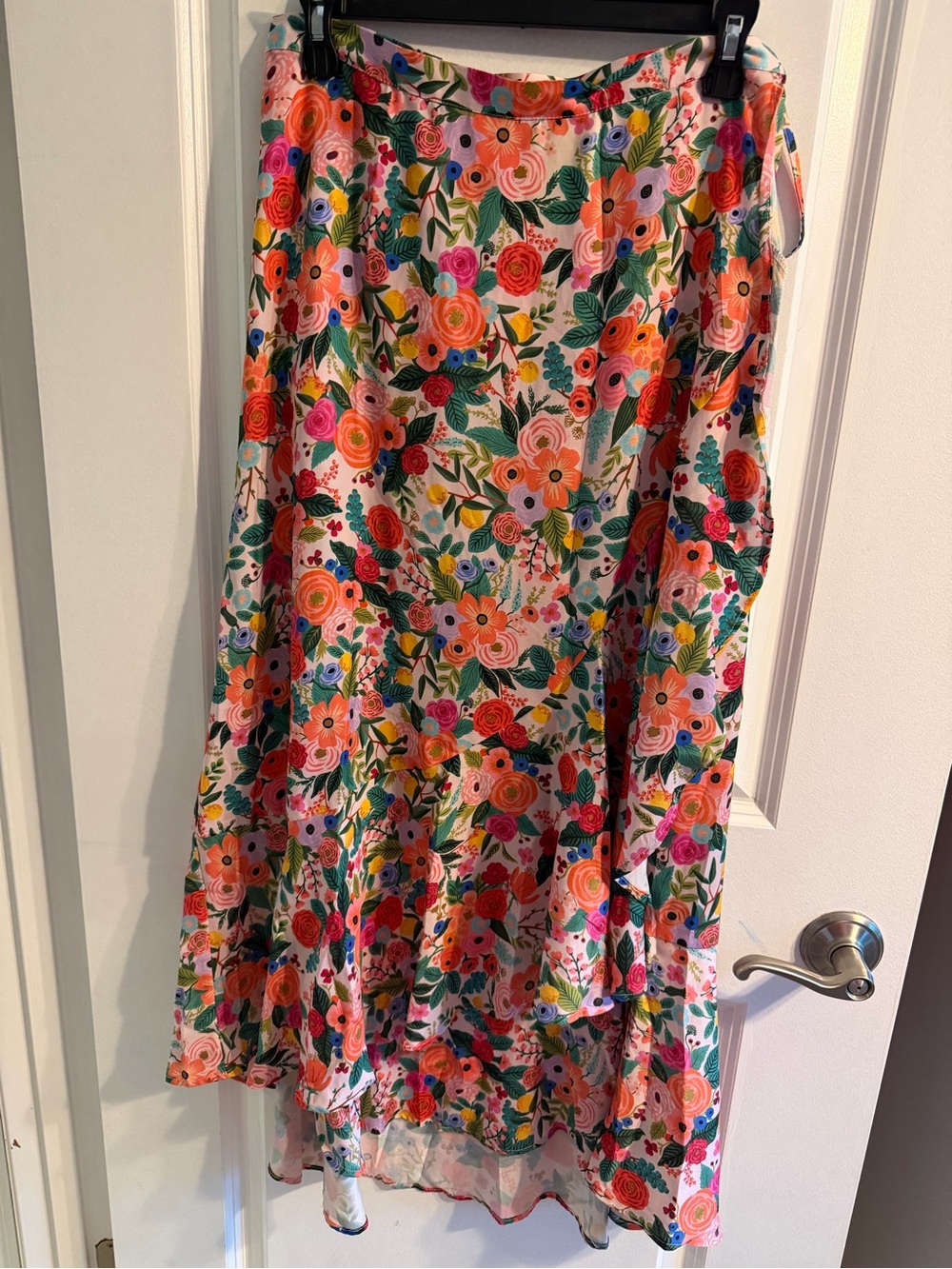 Summersalt & Rifle Paper Co. Floral Wrap Around Skirt